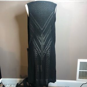 Long Cardigan Type Vest